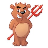 Marty Bearson WhatsApp Sticker #14