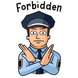 Meme Police WhatsApp Sticker #8