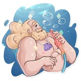 Merman WhatsApp Sticker #15