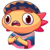 Mexican Axolotl WhatsApp Sticker #22