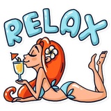 Mia's Vacation WhatsApp Sticker #10