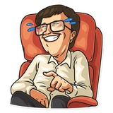 Bill Gates WhatsApp Sticker pack