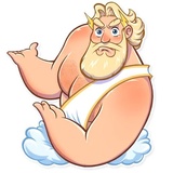 Zeus WhatsApp Sticker #14