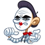 Mike The Mime WhatsApp Sticker #19
