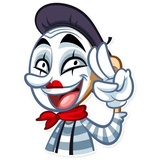 Mike The Mime WhatsApp Sticker #5