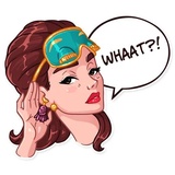 Miss Hepburn WhatsApp Sticker #7