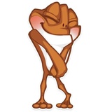 Mr. Frogo WhatsApp Sticker #11