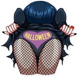Ms. Elvira WhatsApp Sticker #8
