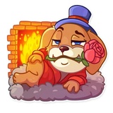 Mr. Pup WhatsApp Sticker #7