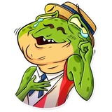 Mr. Ribbit WhatsApp Sticker pack