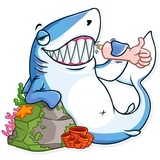 Its Shark WhatsApp Sticker #3