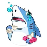 Its Shark WhatsApp Sticker #9