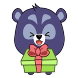 Mr. Cool Bear WhatsApp Sticker #9