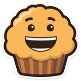 Muffin WhatsApp Sticker #24