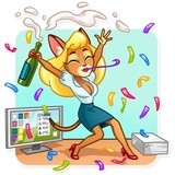 Muti The Secretary WhatsApp Sticker #6