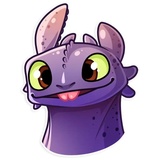 Toothless WhatsApp Sticker #16