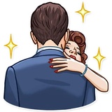 Noir WhatsApp Sticker #18