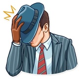 Noir WhatsApp Sticker #20