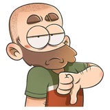 Bearded Boy WhatsApp Sticker #14