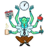 Officie Plankton WhatsApp Sticker #19