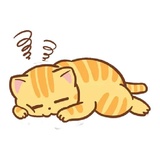 Orange Cat WhatsApp Sticker #27