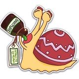 Oscar The Snail WhatsApp Sticker #18