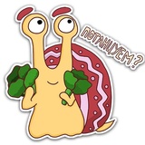 Oscar The Snail WhatsApp Sticker #24