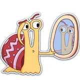 Oscar The Snail WhatsApp Sticker #6