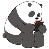 Panda (Bare Bears) WhatsApp Sticker #10