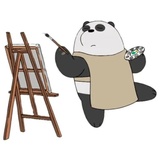Panda (Bare Bears) WhatsApp Sticker #14