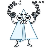 Paper Airplane WhatsApp Sticker #18