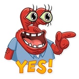 Square Pants WhatsApp Sticker #13