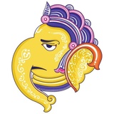 Pattachitra Ganesha WhatsApp Sticker #12