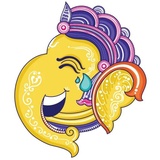 Pattachitra Ganesha WhatsApp Sticker #2