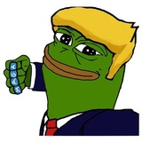 PePe Trump WhatsApp Sticker #11