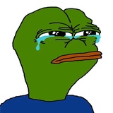 Pepe Crying WhatsApp Sticker #4