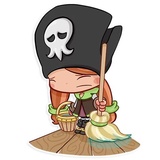 Pepper Ktusha WhatsApp Sticker #12