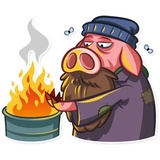 Pete the Pig WhatsApp Sticker #30