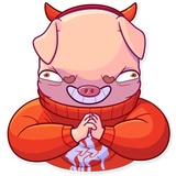 Mr. Piggy WhatsApp Sticker #28