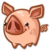 Piggy WhatsApp Sticker #2