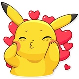 Pikachu Detective WhatsApp Sticker #2