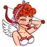 Pin-up Girl WhatsApp Sticker #9