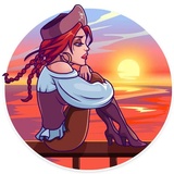 Rica the Pirate WhatsApp Sticker #23