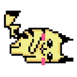Pixel Cat WhatsApp Sticker #15