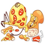 Pizza Dude WhatsApp Sticker #6