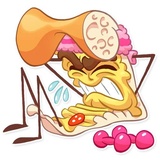 Pizza Dude WhatsApp Sticker #8