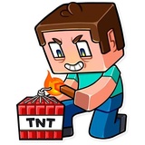 Minecraft WhatsApp Sticker #22