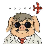 Porco Rosso WhatsApp Sticker #22