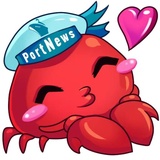 Cute Crab WhatsApp Sticker #2