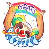 Pretty Lazy WhatsApp Sticker #11